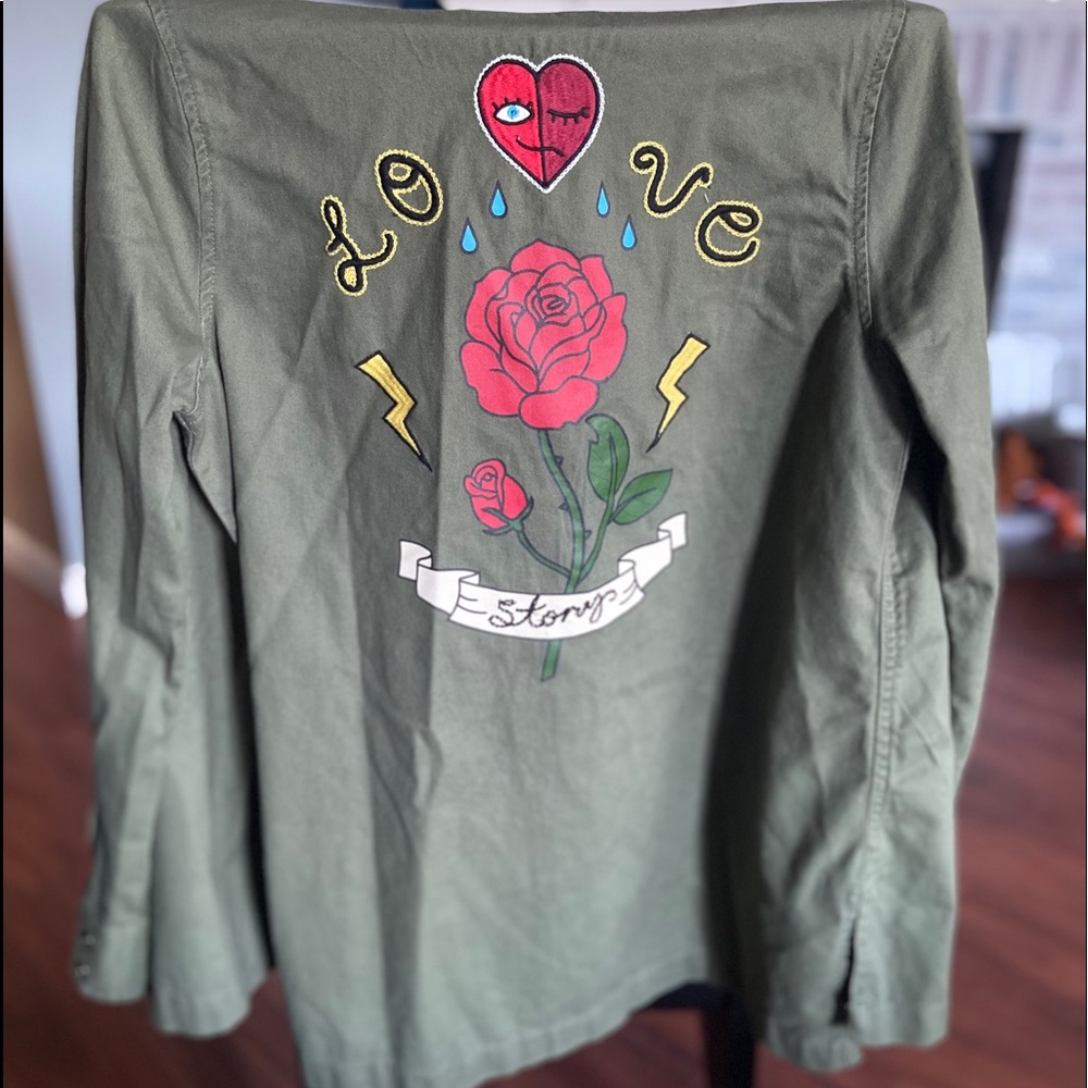 Forever 21 olive green top